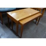 A Gordon Russell teak nest of two tables