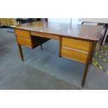 A teak desk