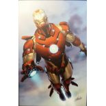 Stan Lee (American 1922-2018), Marvel Comics Invincible Iron Man, signed limited edition giclee