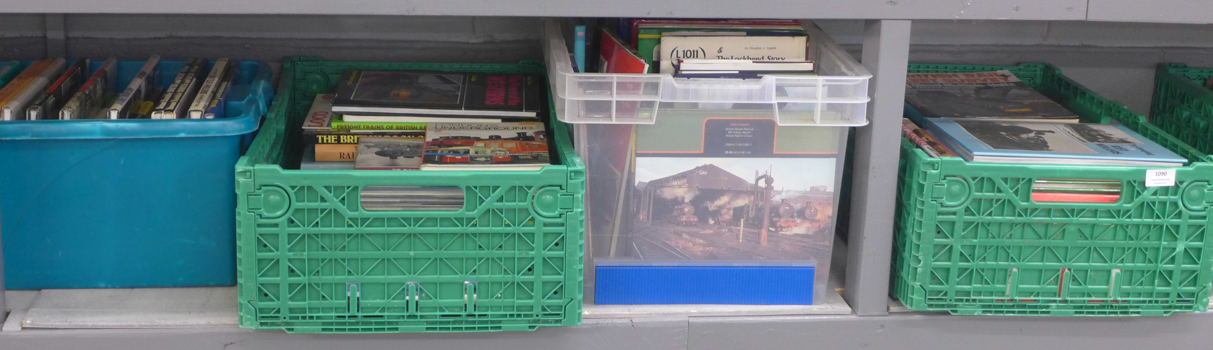 Four boxes of railway books **PLEASE NOTE THIS LOT IS NOT ELIGIBLE FOR POSTING AND PACKING**