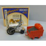 A Stephenson's Rocket Miniature Scale Model by Benbros, boxed