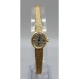 A lady's 9ct gold Rotary wristwatch, total weight with movement 15.1g