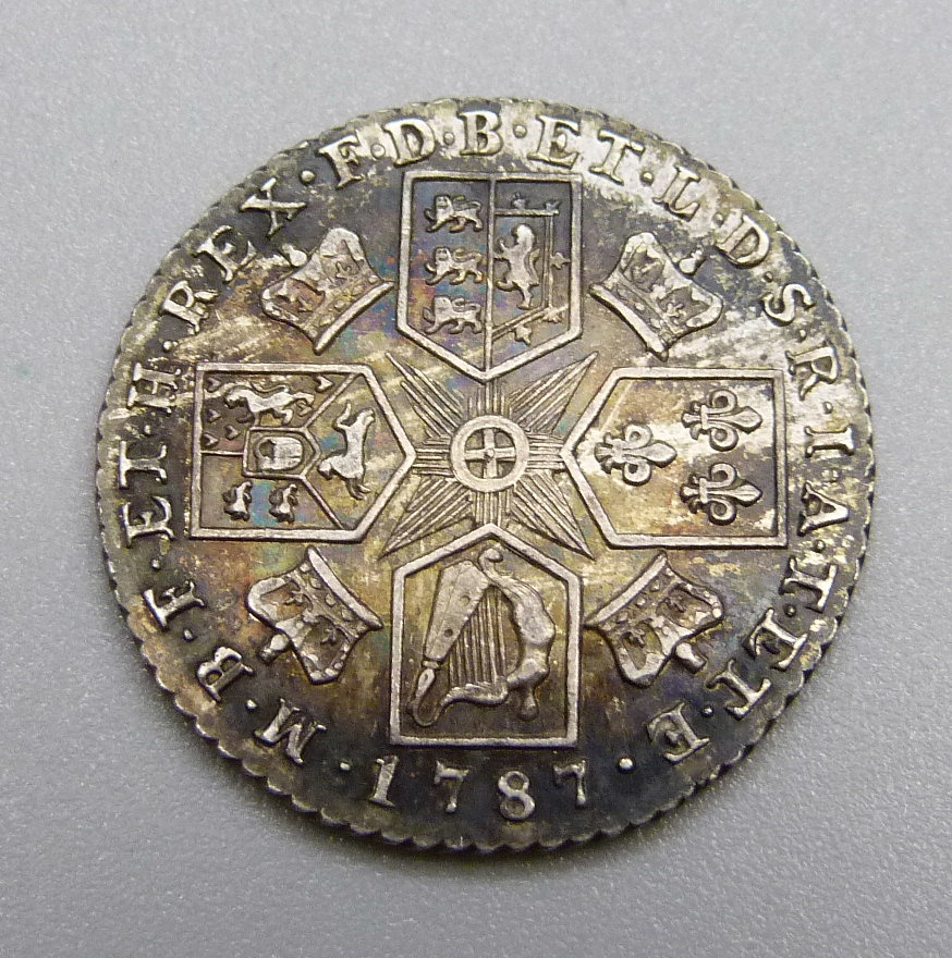 A George III 1787 shilling - Image 2 of 2