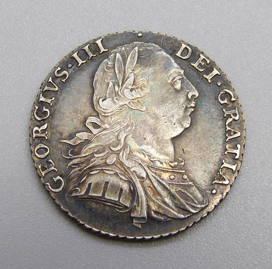 A George III 1787 shilling
