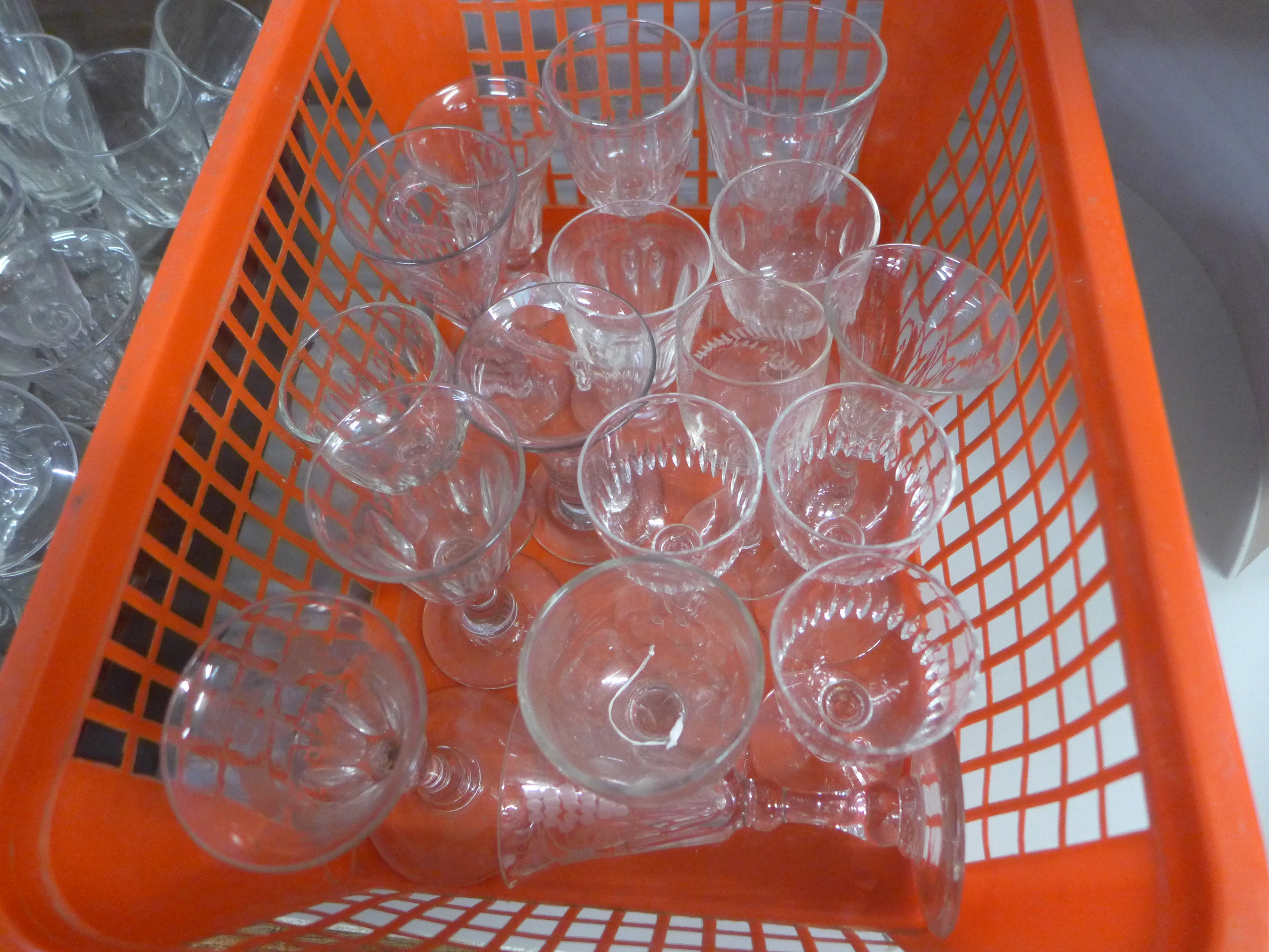 Thirty-nine 19th Century drinking glasses and custard cups **PLEASE NOTE THIS LOT IS NOT ELIGIBLE - Image 2 of 3