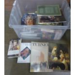 A box of art books and art theory and history books **PLEASE NOTE THIS LOT IS NOT ELIGIBLE FOR