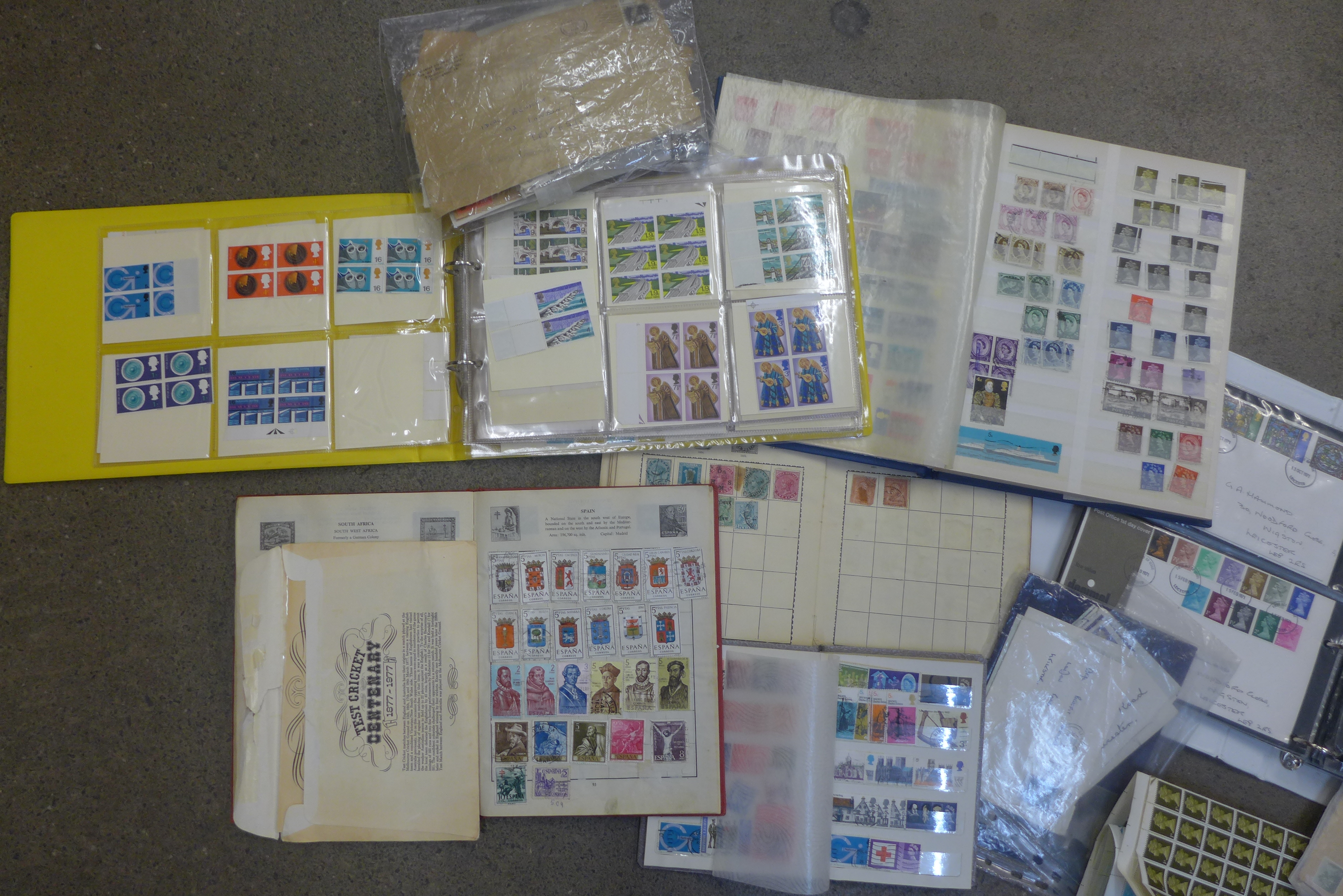 A collection of British and International stamps, some loose and in albums, first day covers, etc. - Image 3 of 3