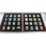 A Danbury Mint The Princess Diana pin collection, cased