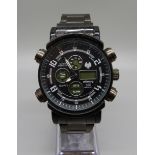 An infantry men's chronograph wristwatch