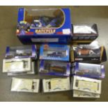 A collection of Corgi and Days Gone cars, boxed