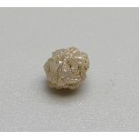 An uncut diamond, 0.94cts