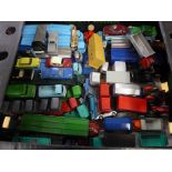 Die-cast model vehicles; eleven Lesney car transporters and other Matchbox and Lesney, some re-