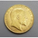 An Edward VII 1907 full sovereign