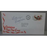 A Bobby Moore autographed first day cover