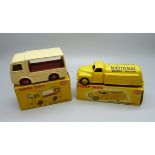 A Dinky Toys 443 Tanker and 490 Dairy Van, boxed