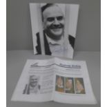 A Ronnie Barker signed photograph with COA