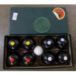 A set of B&A carpet bowls **PLEASE NOTE THIS LOT IS NOT ELIGIBLE FOR POSTING AND PACKING**