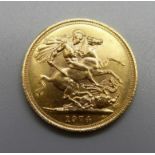 A Queen Elizabeth II 1974 full sovereign