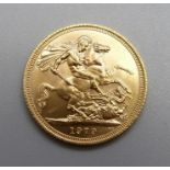 A Queen Elizabeth II 1979 full sovereign