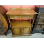 A Victorian Maple & Co. walnut buffet sideboard