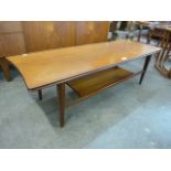 A Fyne Ladye teak coffee table, designed Richard Hornby