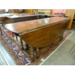 A George III style oak gateleg wake table