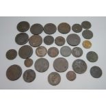 A collection of Georgian and later coins