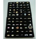 A collection of costume rings