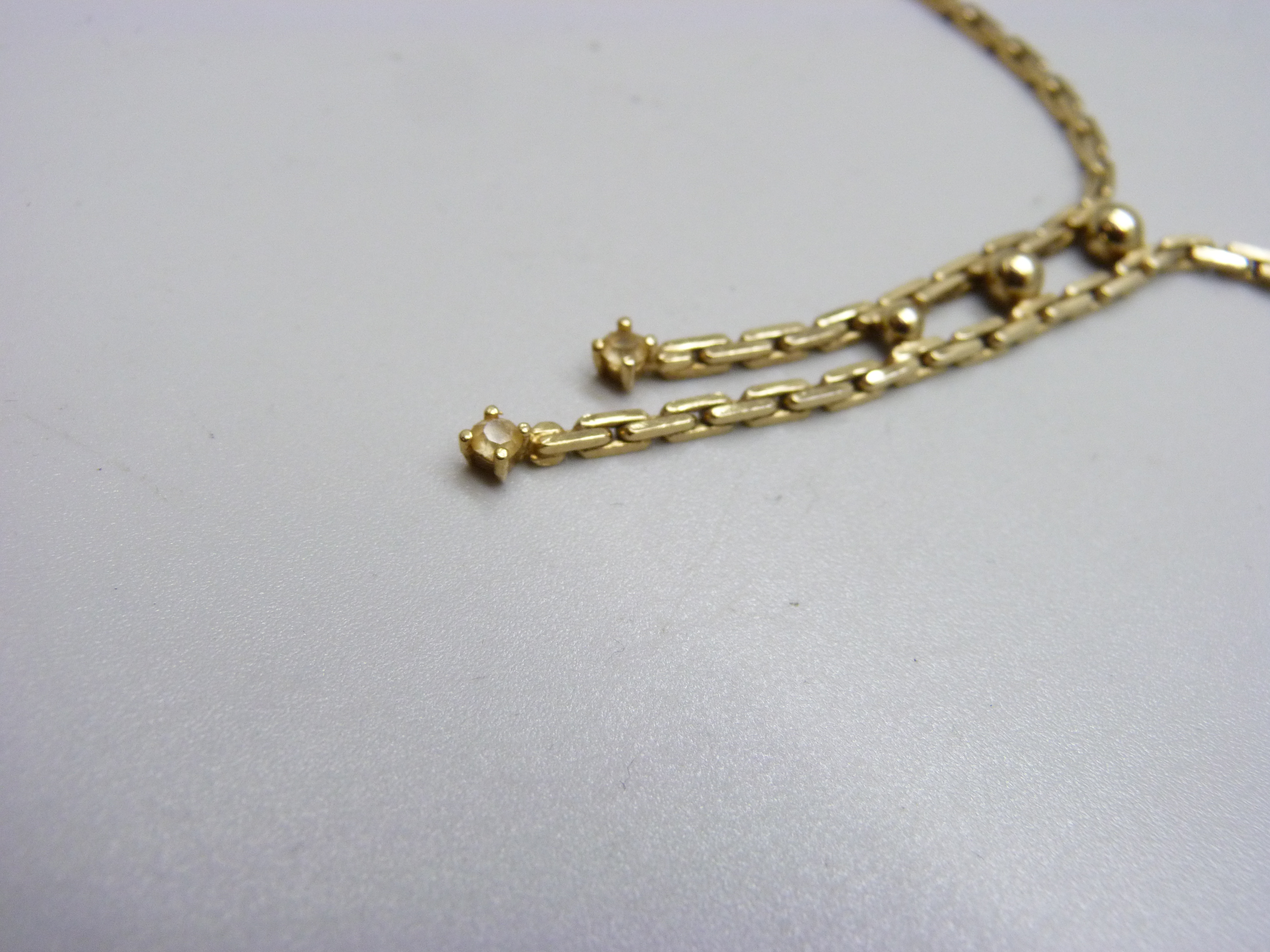 A plated necklace - Image 2 of 3