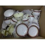 A Crown Staffordshire tea set and one other**PLEASE NOTE THIS LOT IS NOT ELIGIBLE FOR POSTING AND