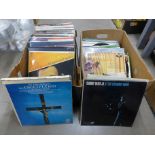 Two boxes of classical and easy listening records**PLEASE NOTE THIS LOT IS NOT ELIGIBLE FOR