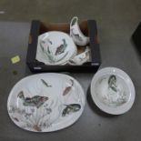 Johnson Bros. fish design dinner wares **PLEASE NOTE THIS LOT IS NOT ELIGIBLE FOR POSTING AND