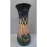 A Moorcroft vase, Cluny pattern, designed by Sally Tuffin, 31cm