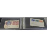 Stamps:- album of KGVI commonwealth first day covers, (44)