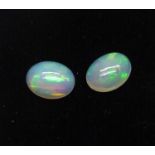 Two cut opals, 2.18cts