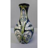 A Moorcroft Rain Daisy vase, 14cm