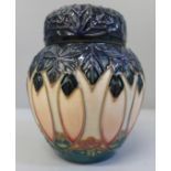 A Moorcroft Sally Tuffin small ginger jar, 11cm, boxed