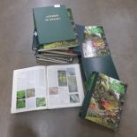 Four volumes of Encyclopedia of Gardening and a collection fo Green Fingers and Gardens of