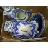 Blue and white pattern china **PLEASE NOTE THIS LOT IS NOT ELIGIBLE FOR POSTING AND PACKING**