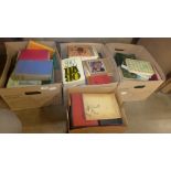 Four boxes of 20th Century hardback books **PLEASE NOTE THIS LOT IS NOT ELIGIBLE FOR POSTING AND