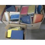 Three boxes of 20th Century hardback books **PLEASE NOTE THIS LOT IS NOT ELIGIBLE FOR POSTING AND