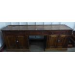 A large Victorian pine dresser