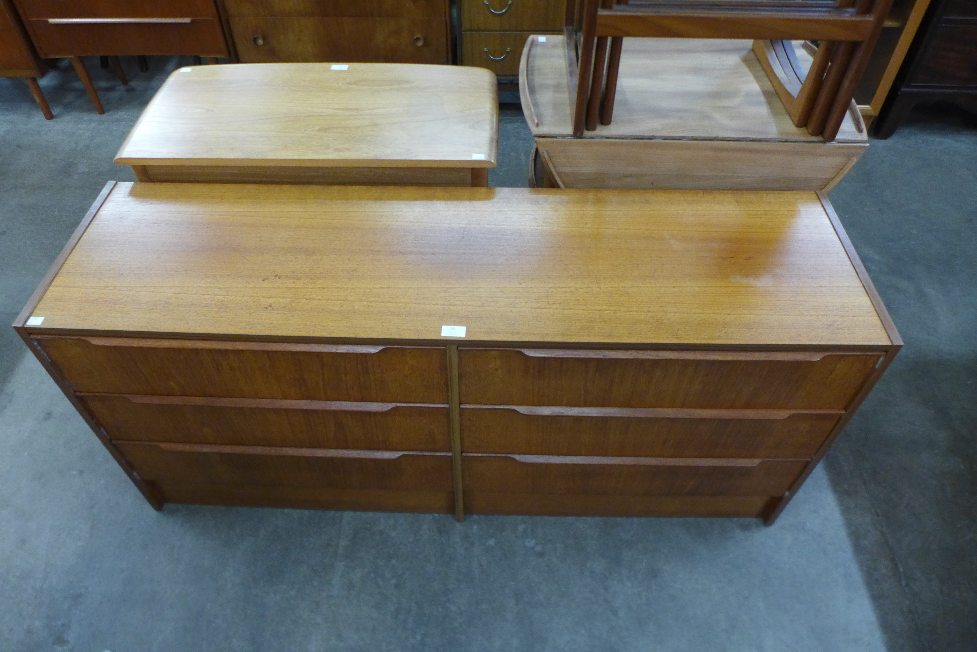 A Danish Steen teak chest of drawers - Image 2 of 2