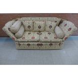 A David Gundry Manhattan five piece lounge suite, comprising; two Knole settees, two wingback