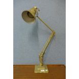 A Herbert Terry & Sons Ltd. mottled anglepoise desk lamp