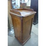 A Victorian mahogany pot cupboard