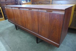 A simulated rosewood sideboard