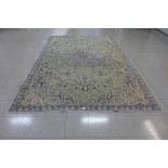 A Persian mint green ground rug, 335 x 222cms