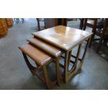 A G-Plan Astro teak nest of tables