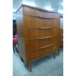 An Austin Suite teak chest of drawers